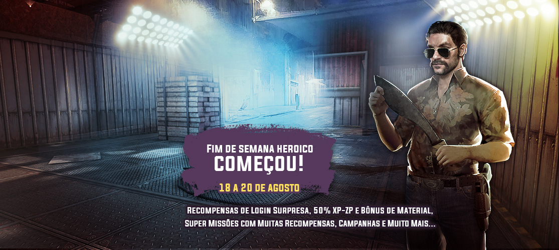 Fim de semana heróico começou!